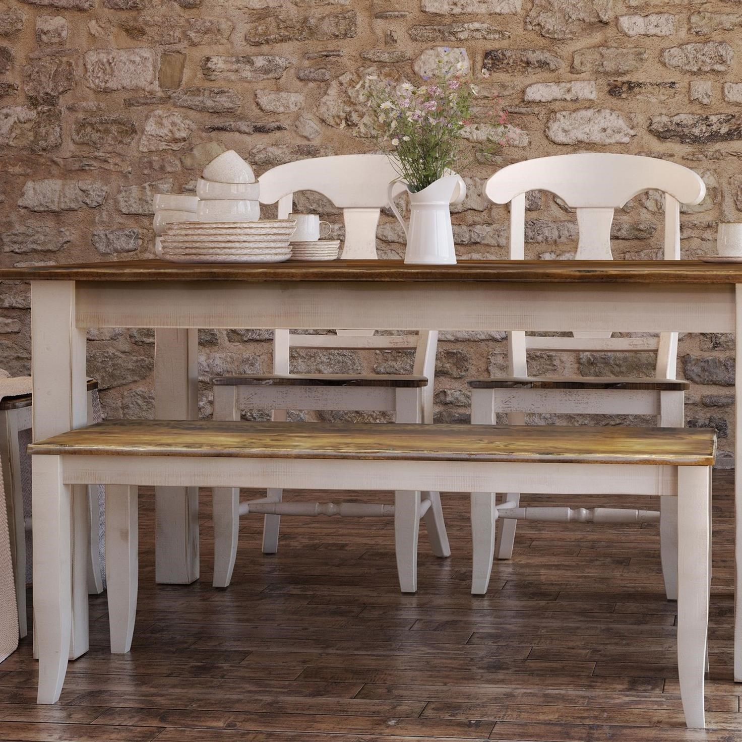 Custom dining store bench
